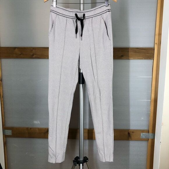 Marc‎ CAIN Pink Black Drawstring Trousers Sz N2 /US Sz 6 - Picture 2 of 9